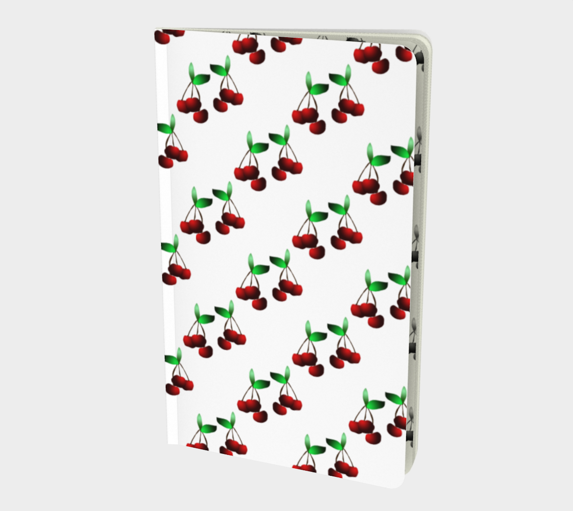 Cherries Pattern Notebook preview