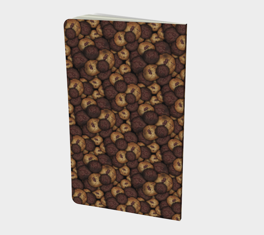 Aperçu de Chocolate Chip Cookies Pattern Notebook #2