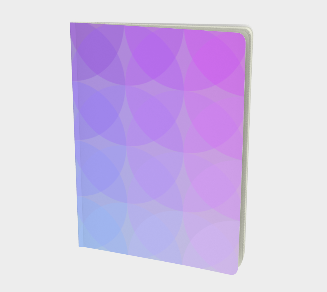 Purple to Blue Ombre Petal  3D preview