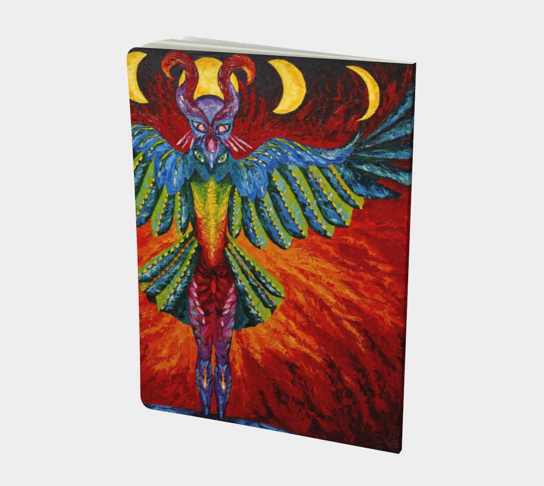 Raven Goddess Large notebook preview #2