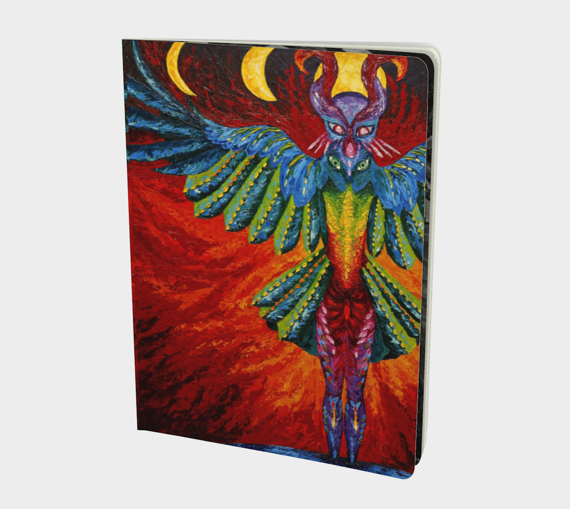 Raven Goddess Large notebook preview #1