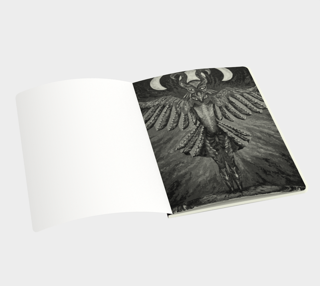 Raven Goddess Large notebook preview #3