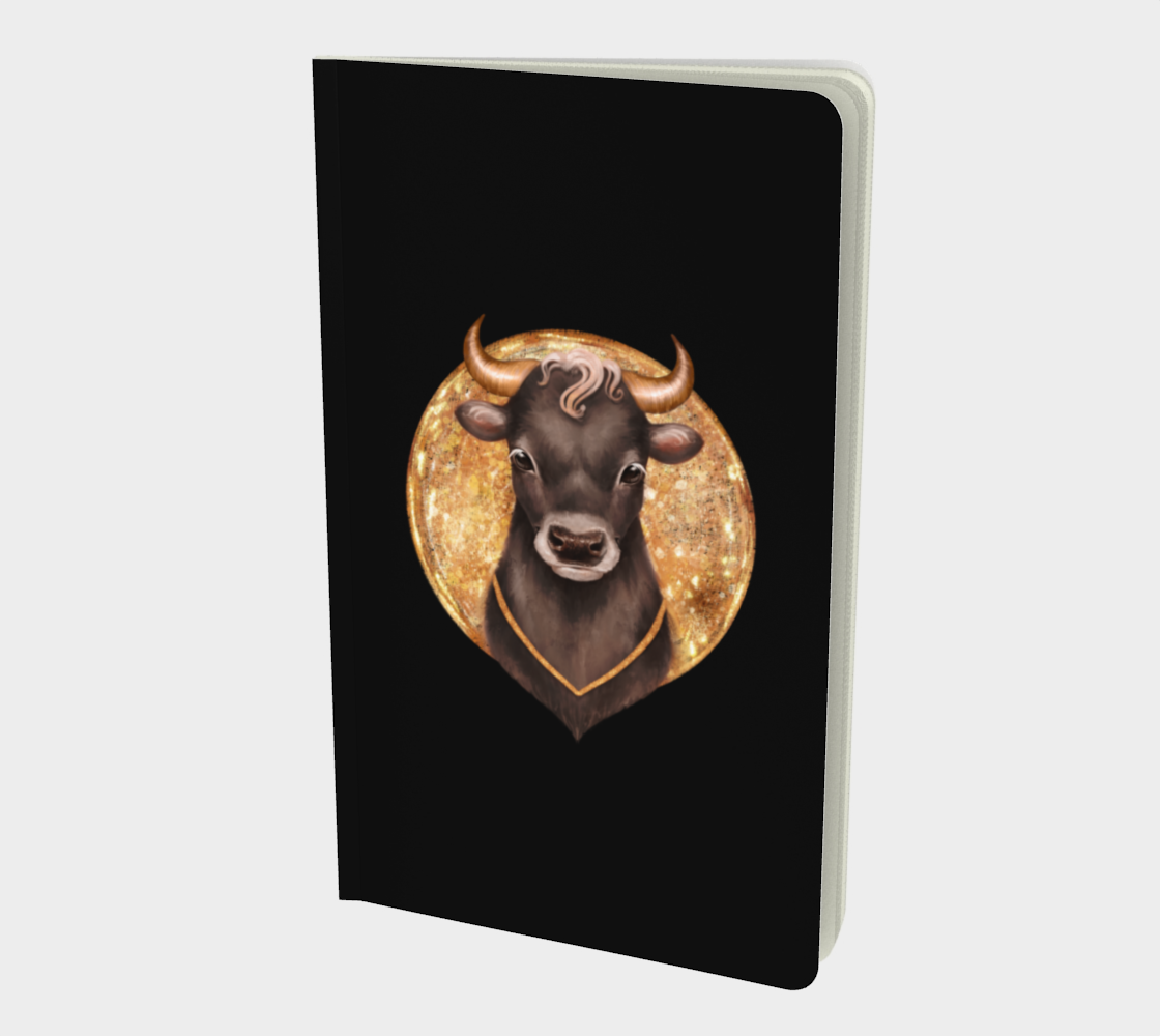 Aperçu de Black bull with gold