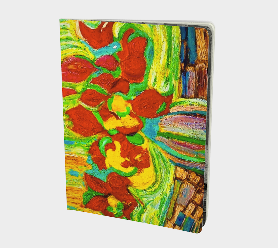Floral Pot Notebook Large preview