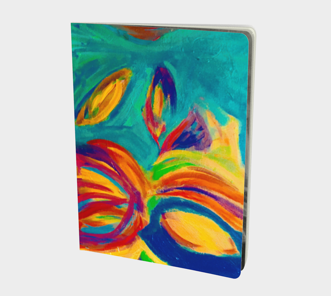 Water Lilies Large Notebook preview