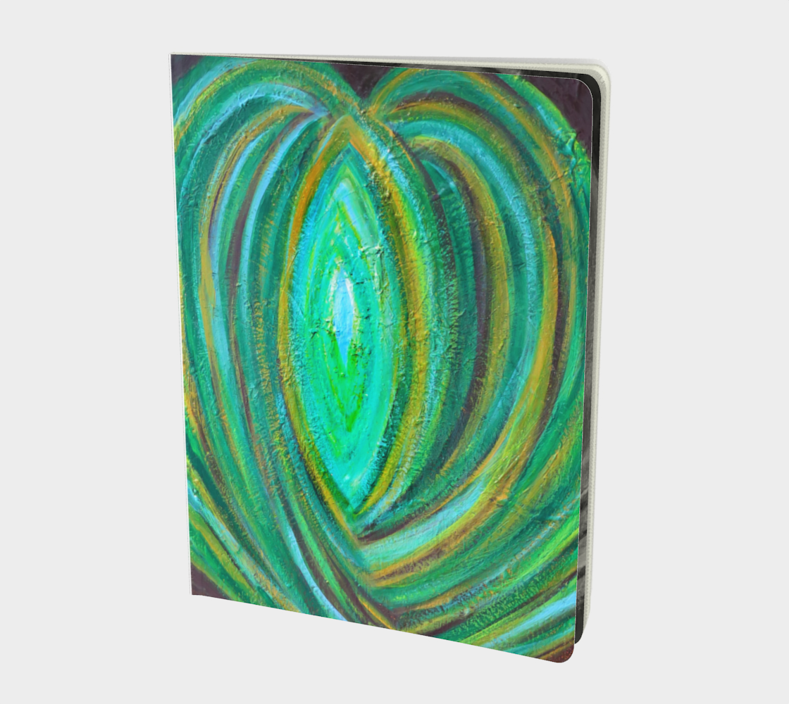 Palm Tree Heart Notebook Large preview #1