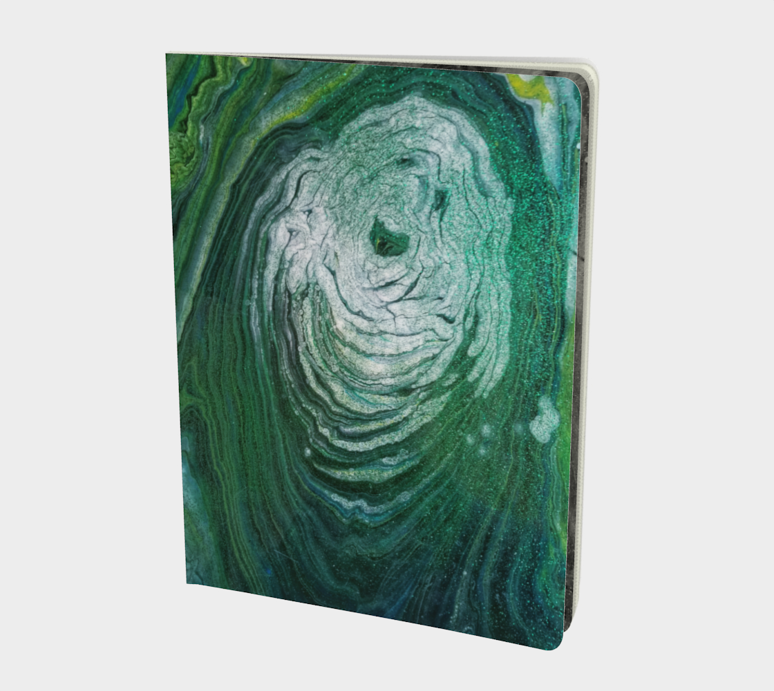 Emerald Geode notebook large preview