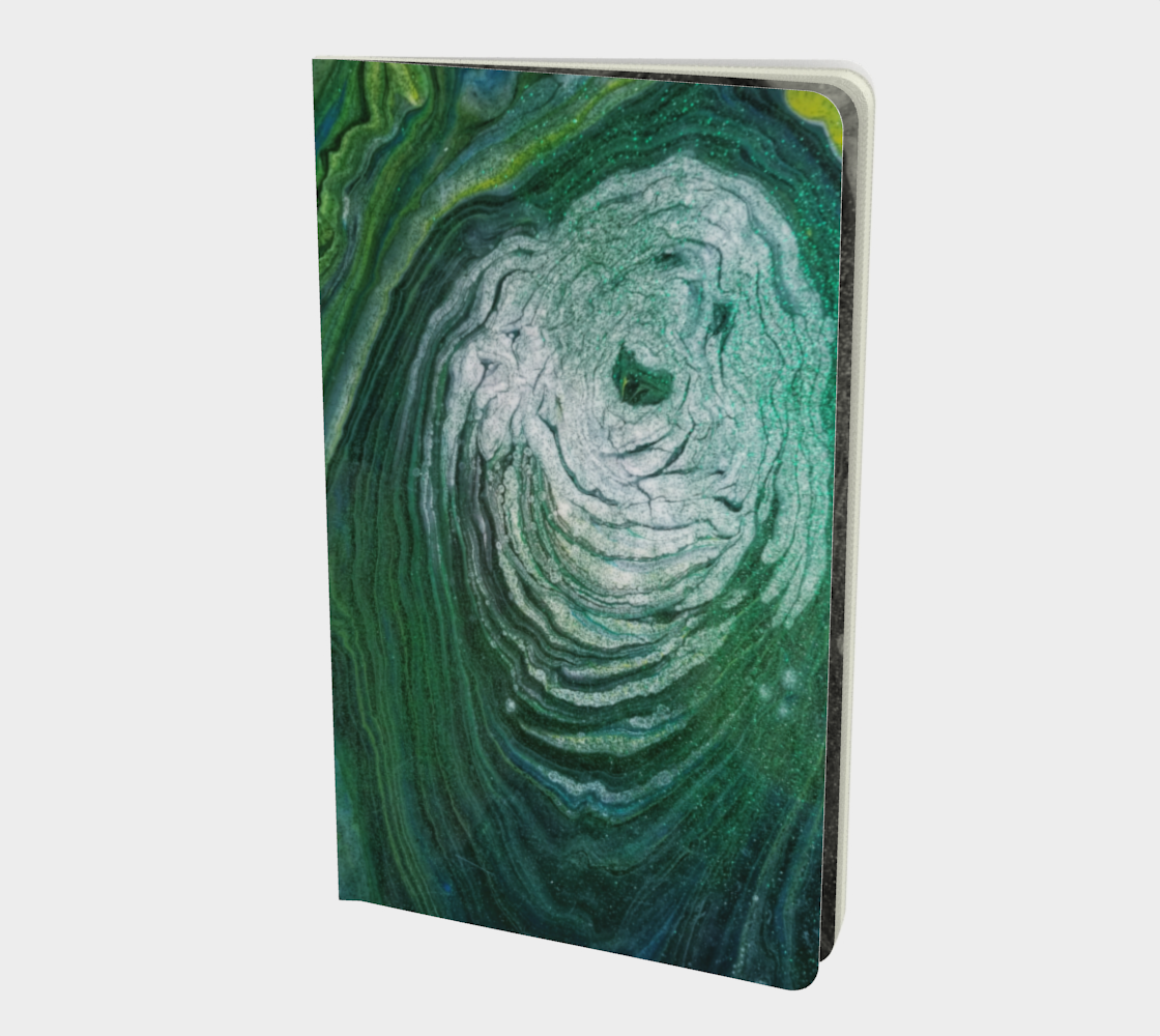 Emerald Geode notebook small preview