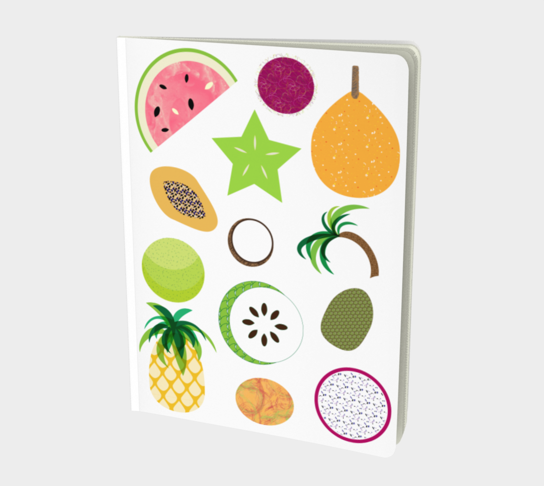 Tropical Fruit Large Notebook preview