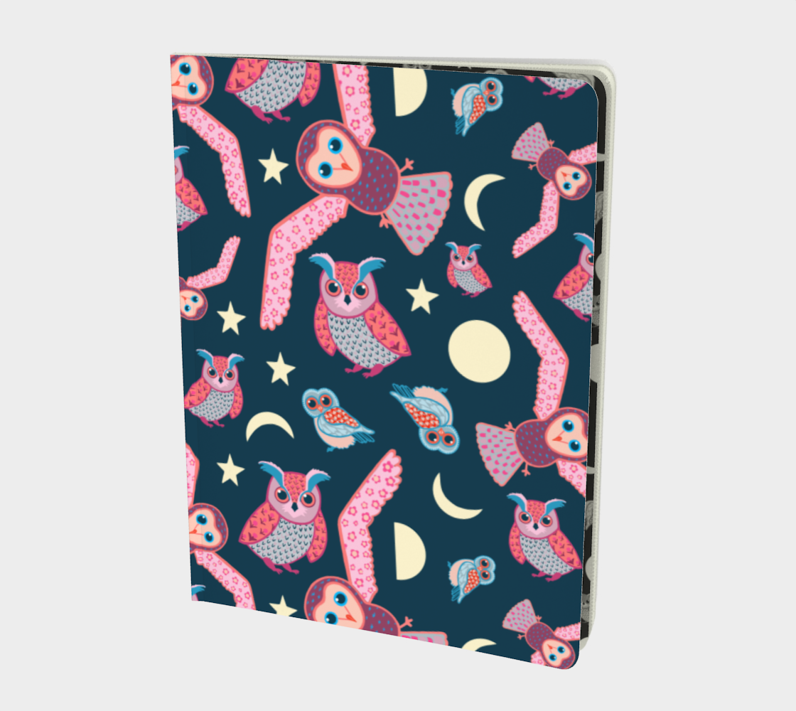 Night Owls Large Notebook preview