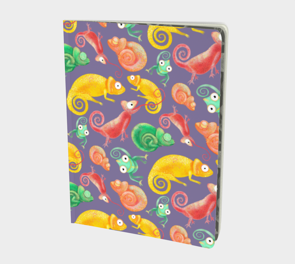 Cute Chameleons Large Notebook  preview