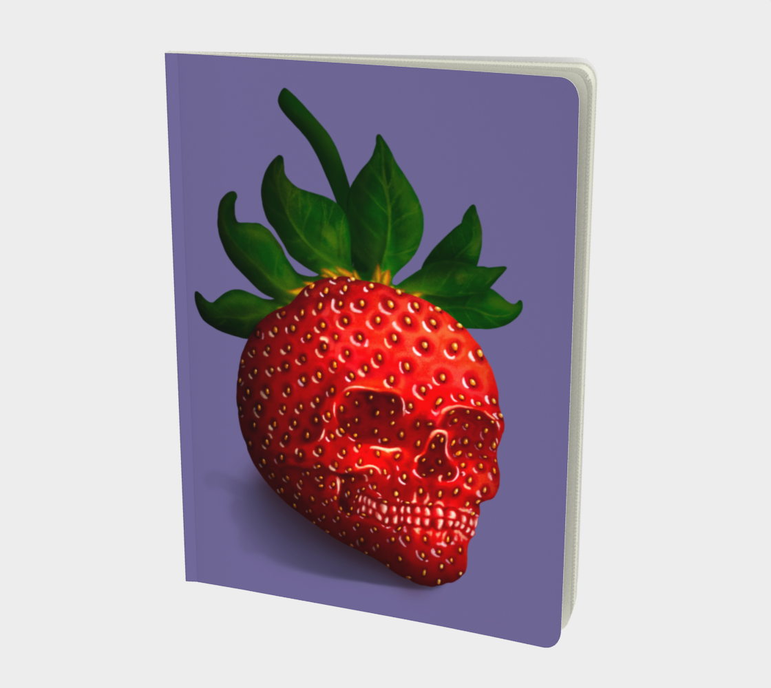 Strawberry Skull Notebook Large  preview