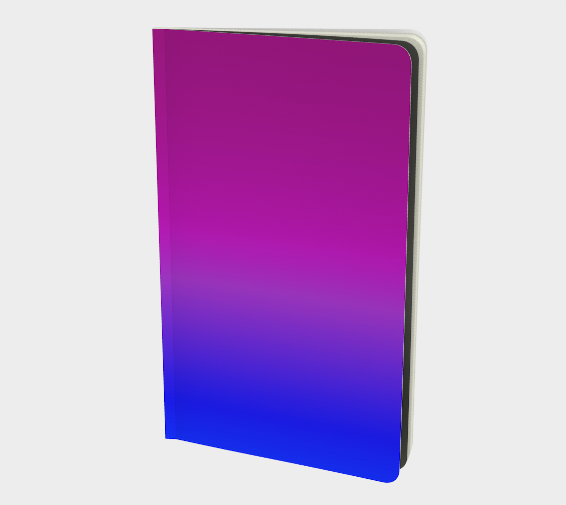 Aperçu de Purple to Blue Blend Small Notebook, AWSM