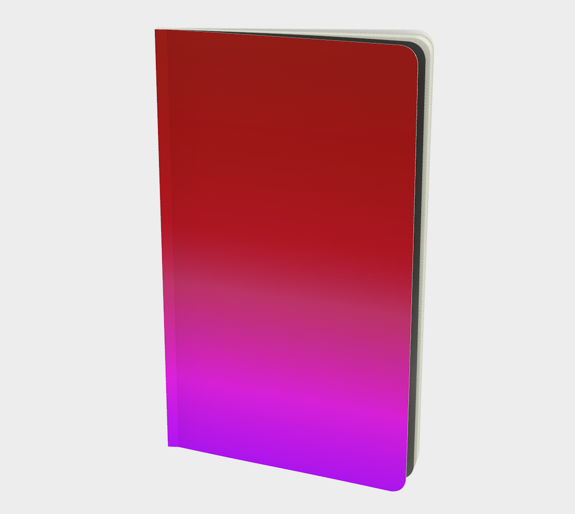 Aperçu de Red to Purple Blend Small Notebook, AWSM