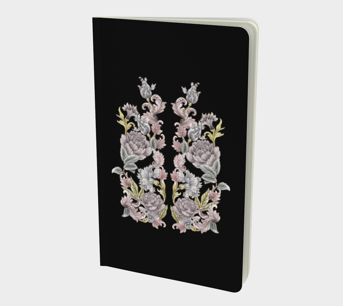 Floral Notebook Small 3D preview
