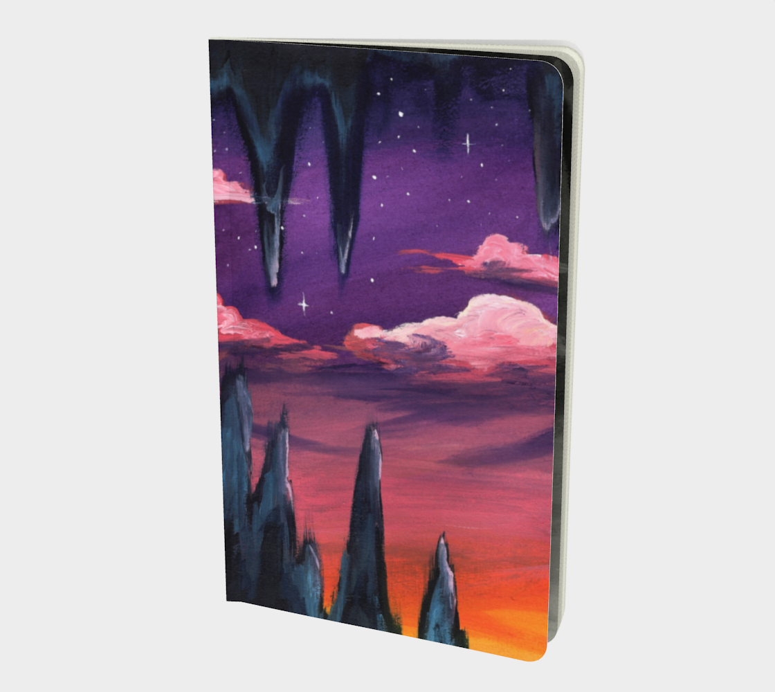Notebook With Sunset Painting preview