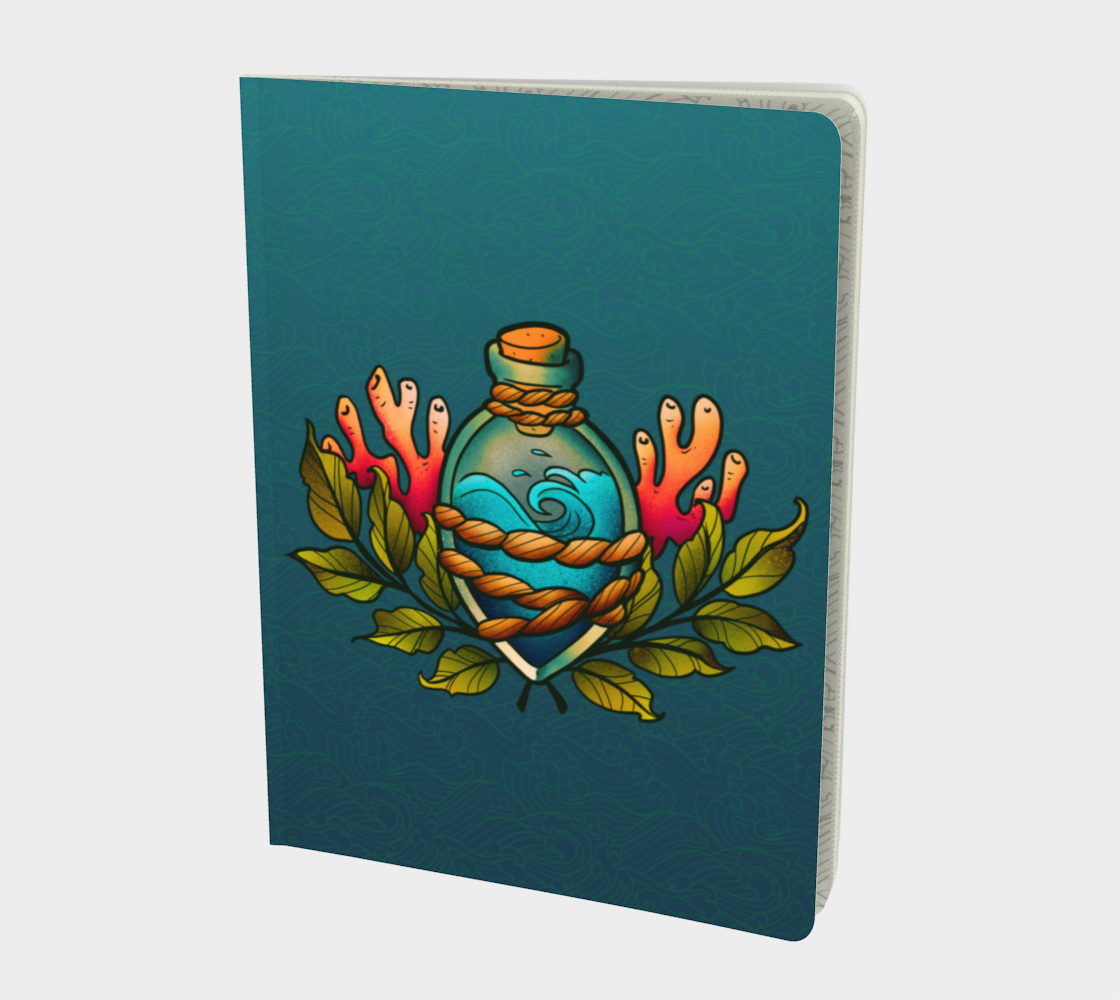 The Ocean in a Bottle Notebook Large  preview