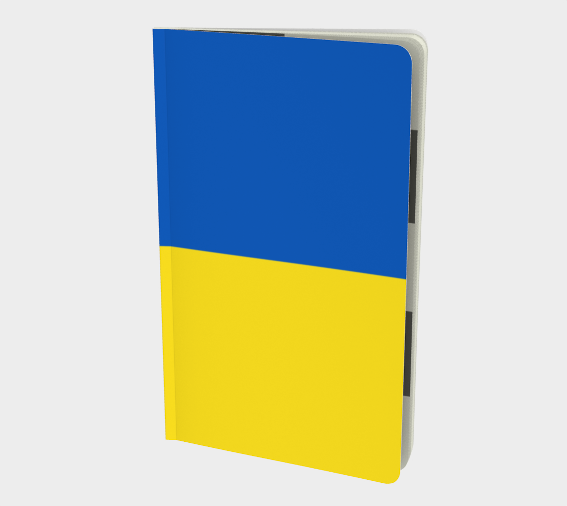Aperçu de Flag of Ukraine in Blue Yellow Small Notebook, AWSSG