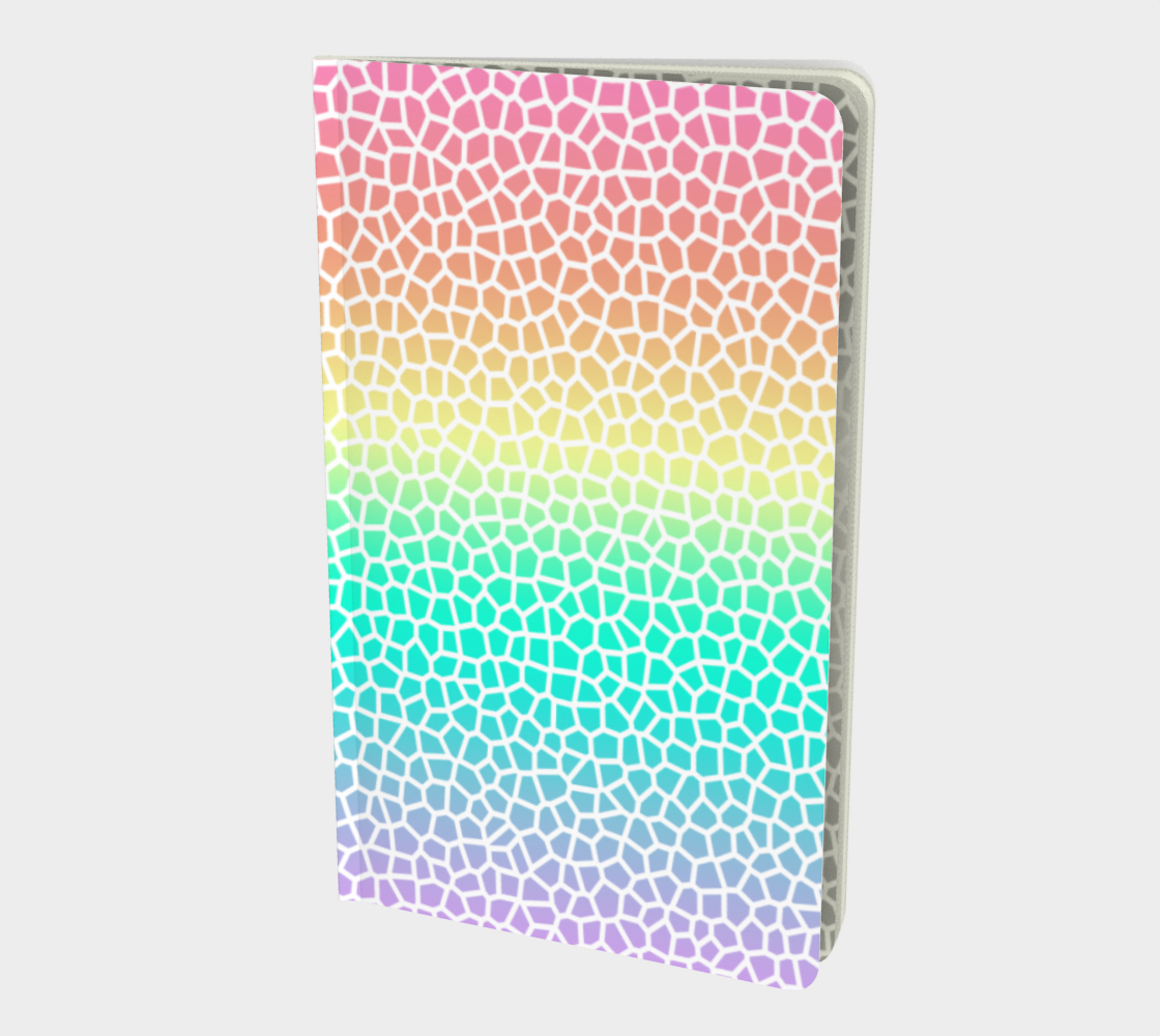 Pastel Rainbow Mosaic Notebook-PRIDE, LGBTQIA preview