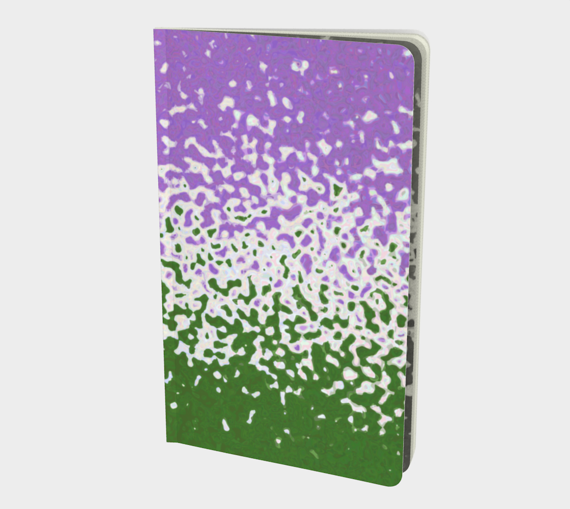 Trippy Ripply Squiggly Abstract Genderqueer Flag preview