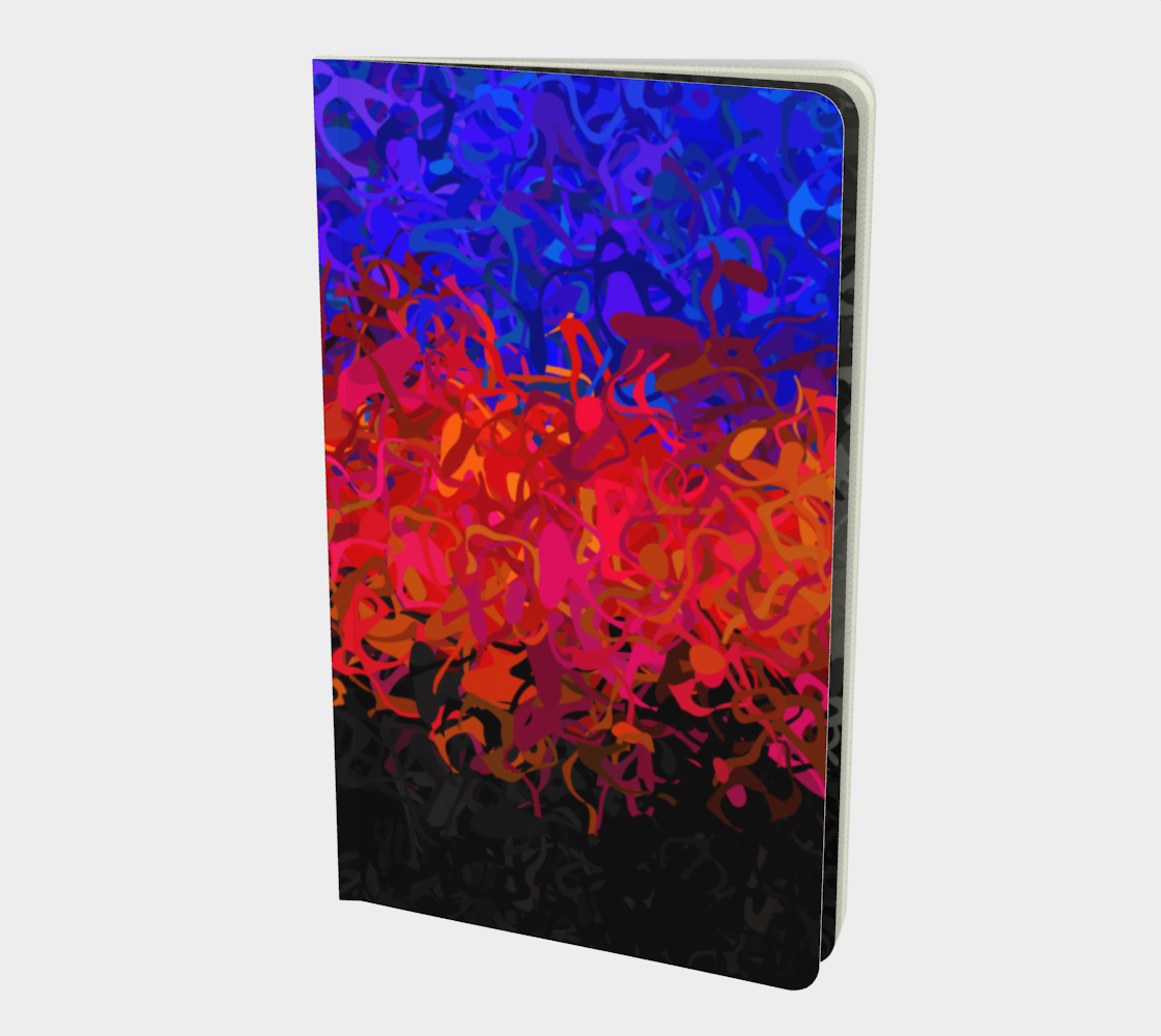 Psychedelic Funky Squiggly Abstract Polyamory Pride Flag preview #1