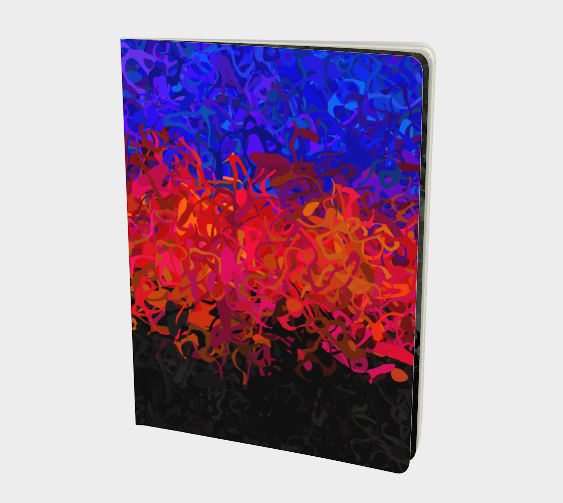 Psychedelic Funky Squiggly Abstract Polyamory Pride Flag preview #1