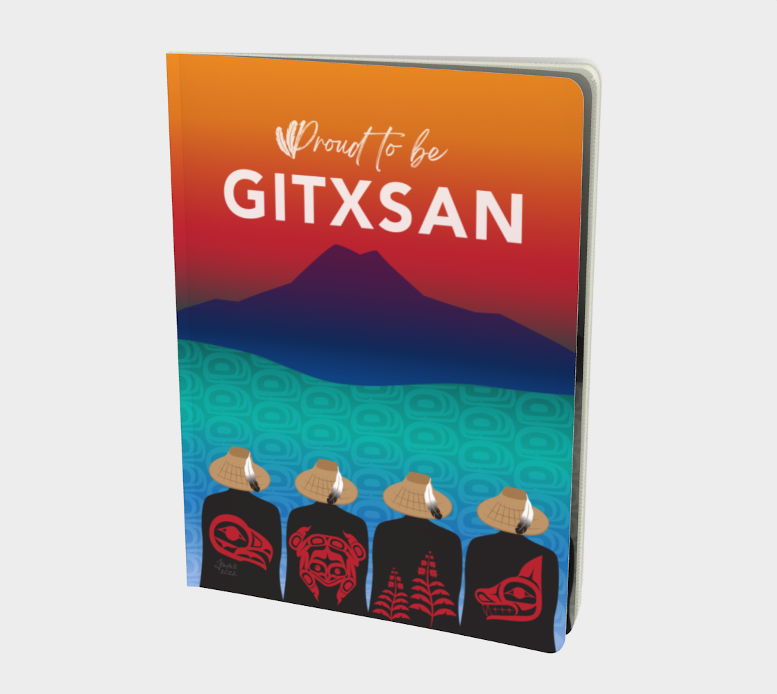 Aperçu de Proud to be Gitxsan - Large Notebook