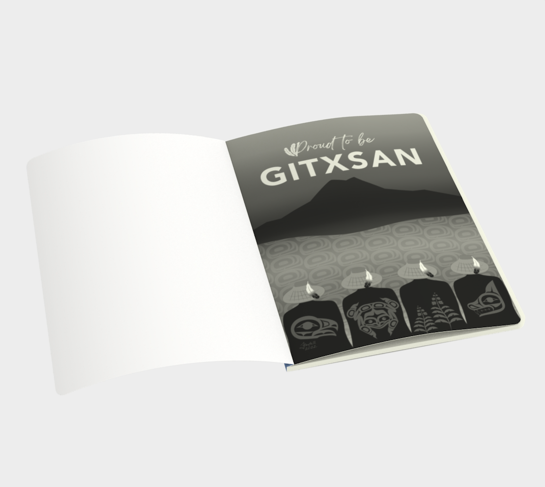Proud to be Gitxsan - Large Notebook Miniature #4