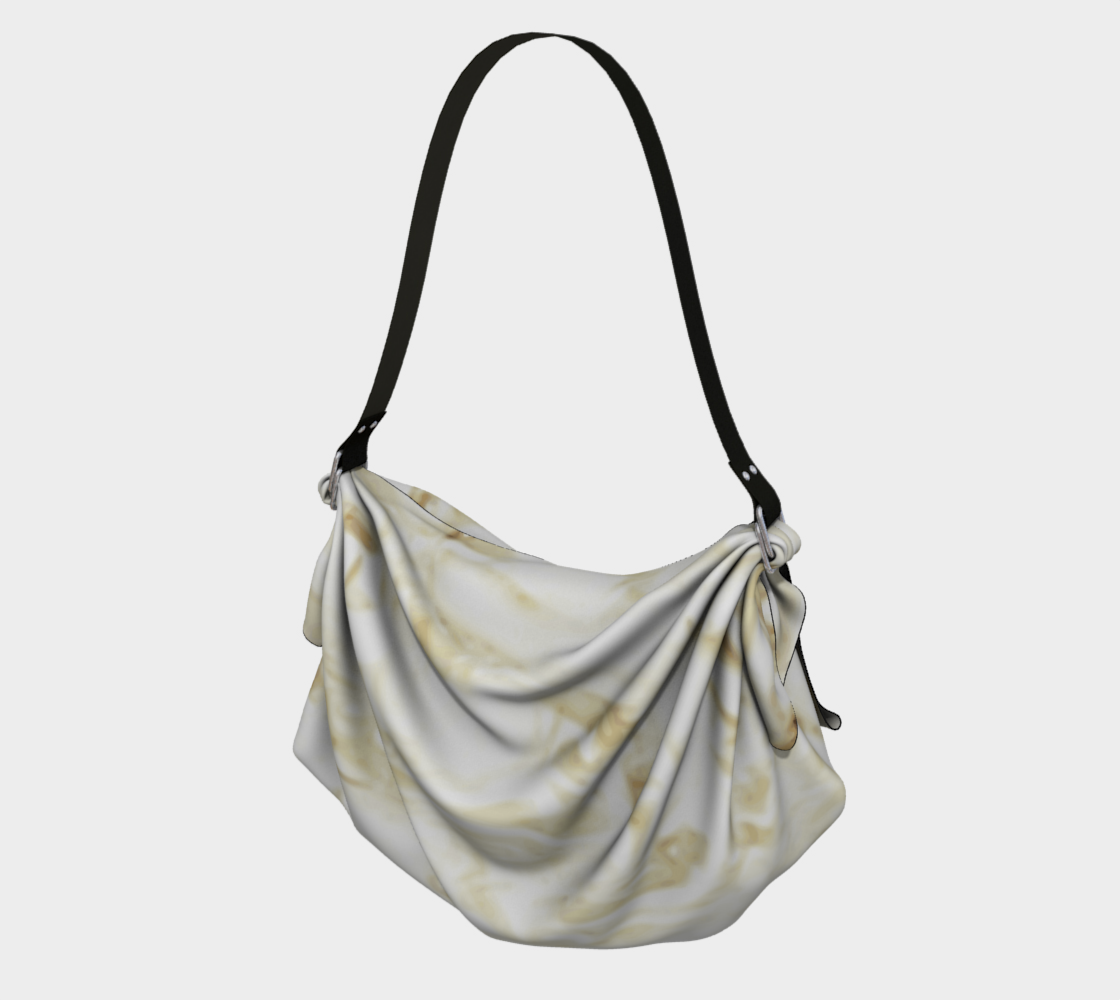 La Creme - white tan abstract swirls  preview