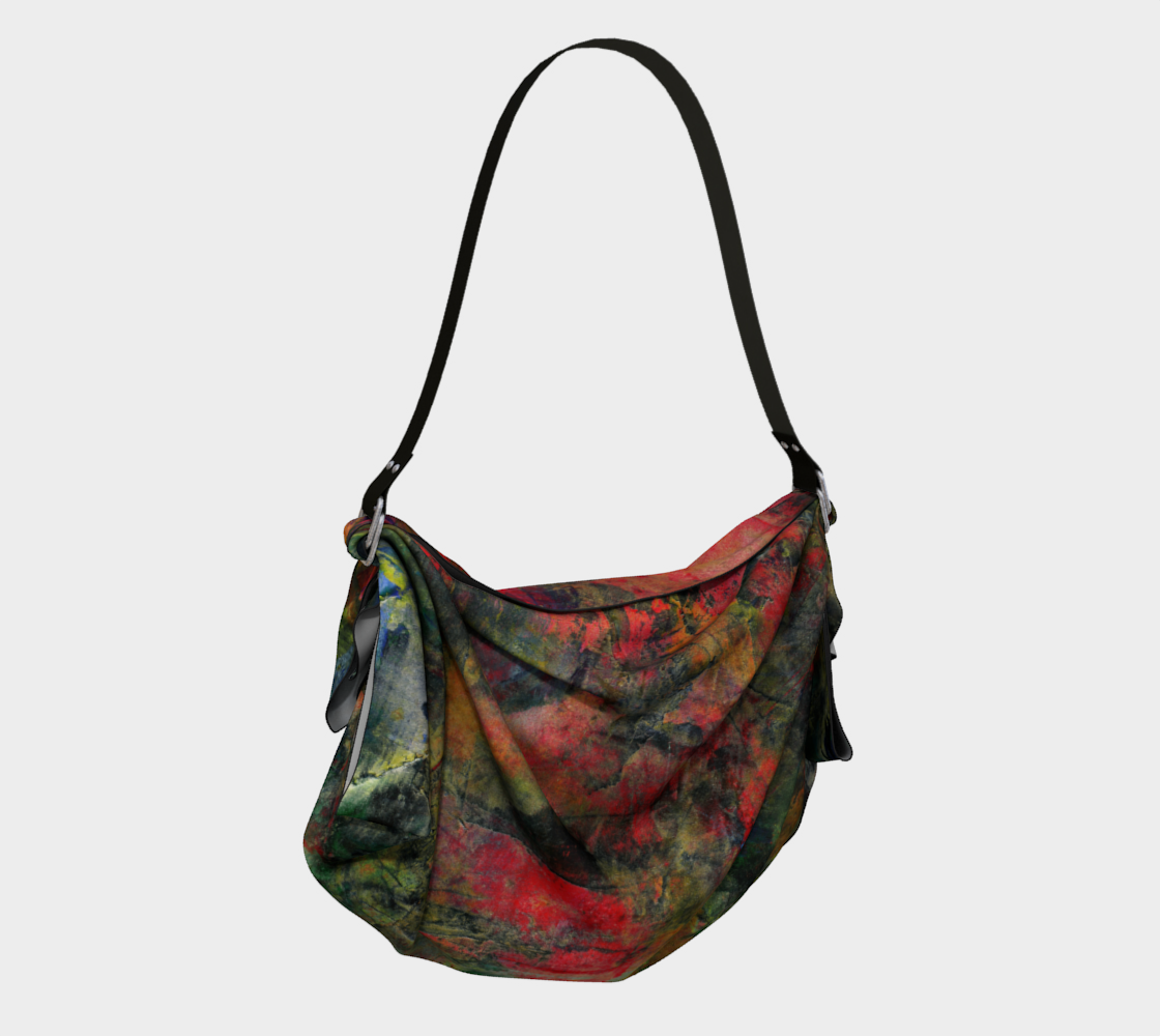 Abstract Garden Origami Tote preview #2