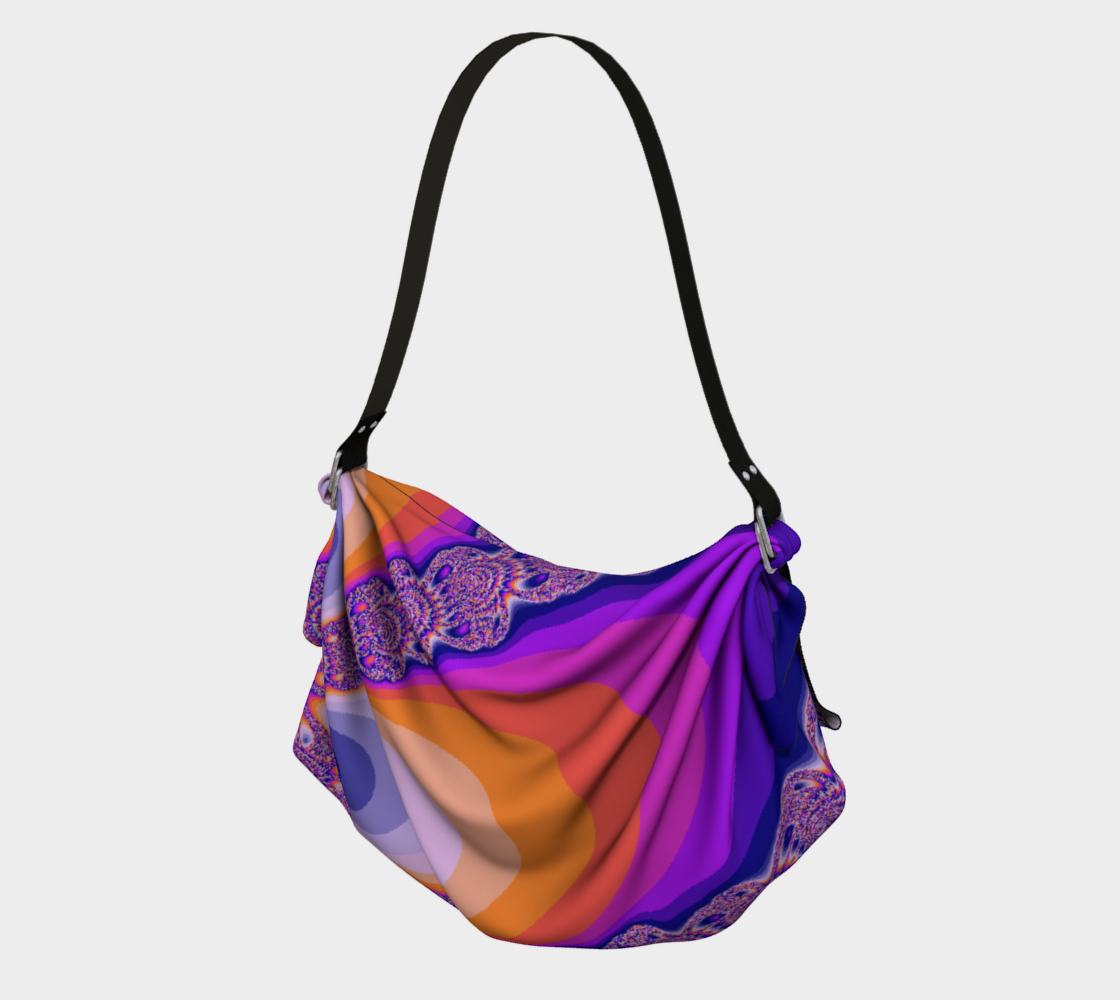 Lavender Flower Origami Tote preview