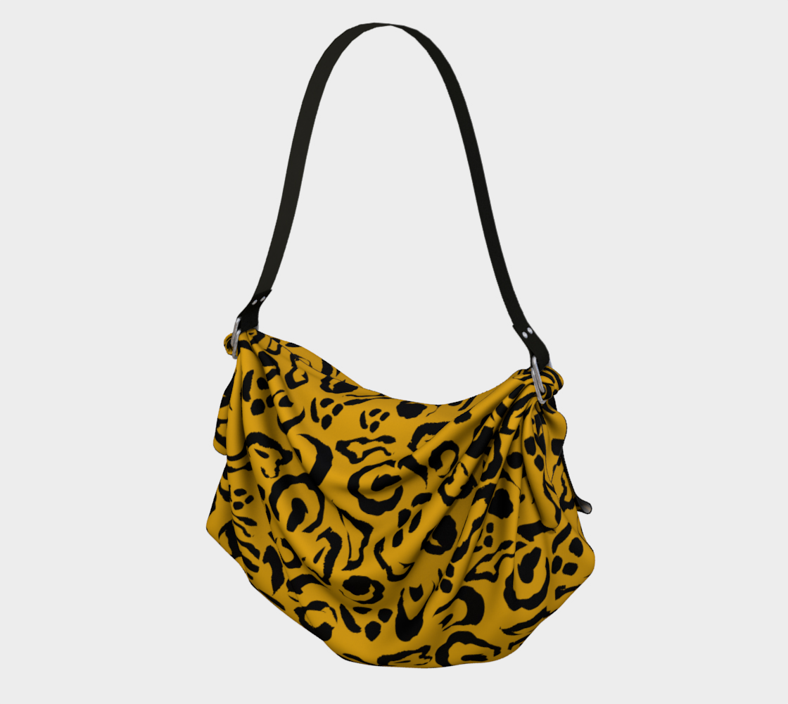 Mustard Gold Black Leopard Print Trendy Pattern preview
