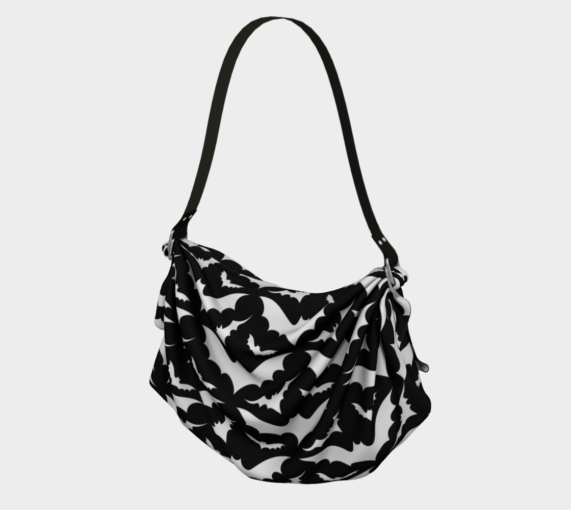 Black and White Bats Purse preview