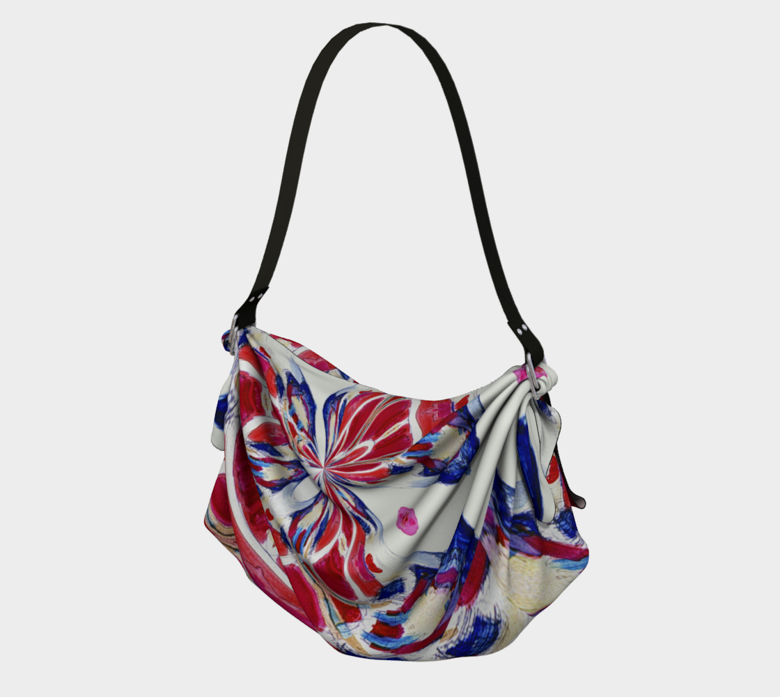 Red White & Blue Flower Power Tote preview