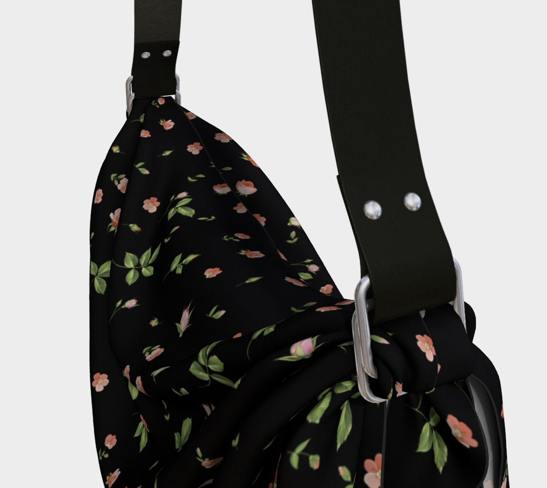 French Chic Roses Pink Black preview #3