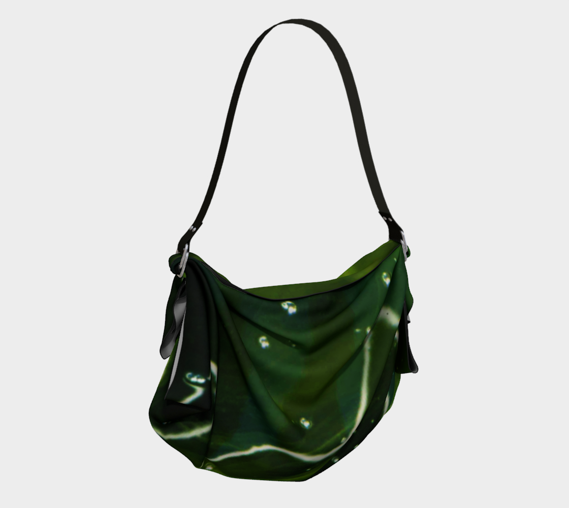 Green Algae and Water Origami Tote preview #2