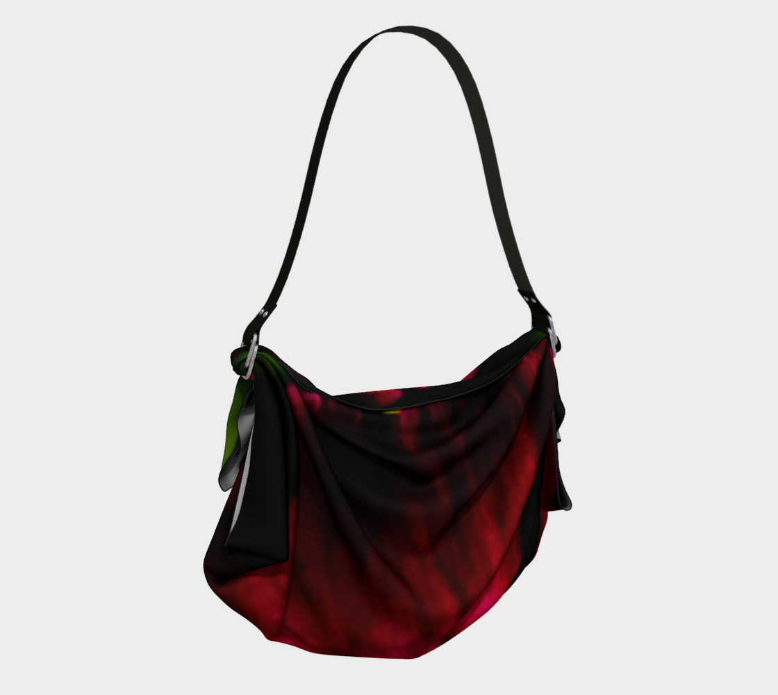 Purple Wild Flower Origami Tote preview #2