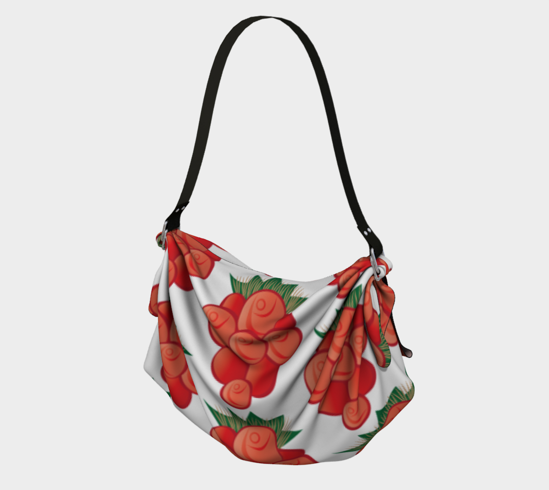 Aperçu de Salmonberry White Origami Tote