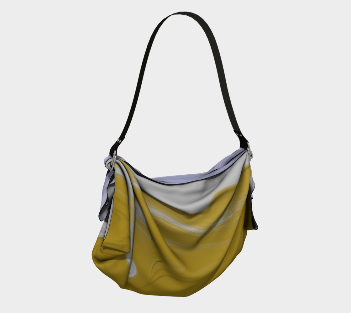 Liquid Black Gold Origami Tote preview #2