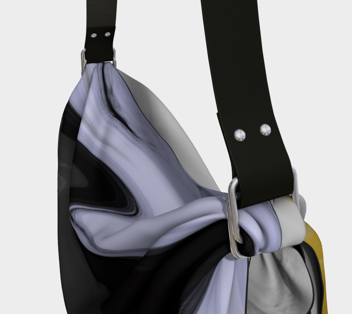 Liquid Black Gold Origami Tote preview #3