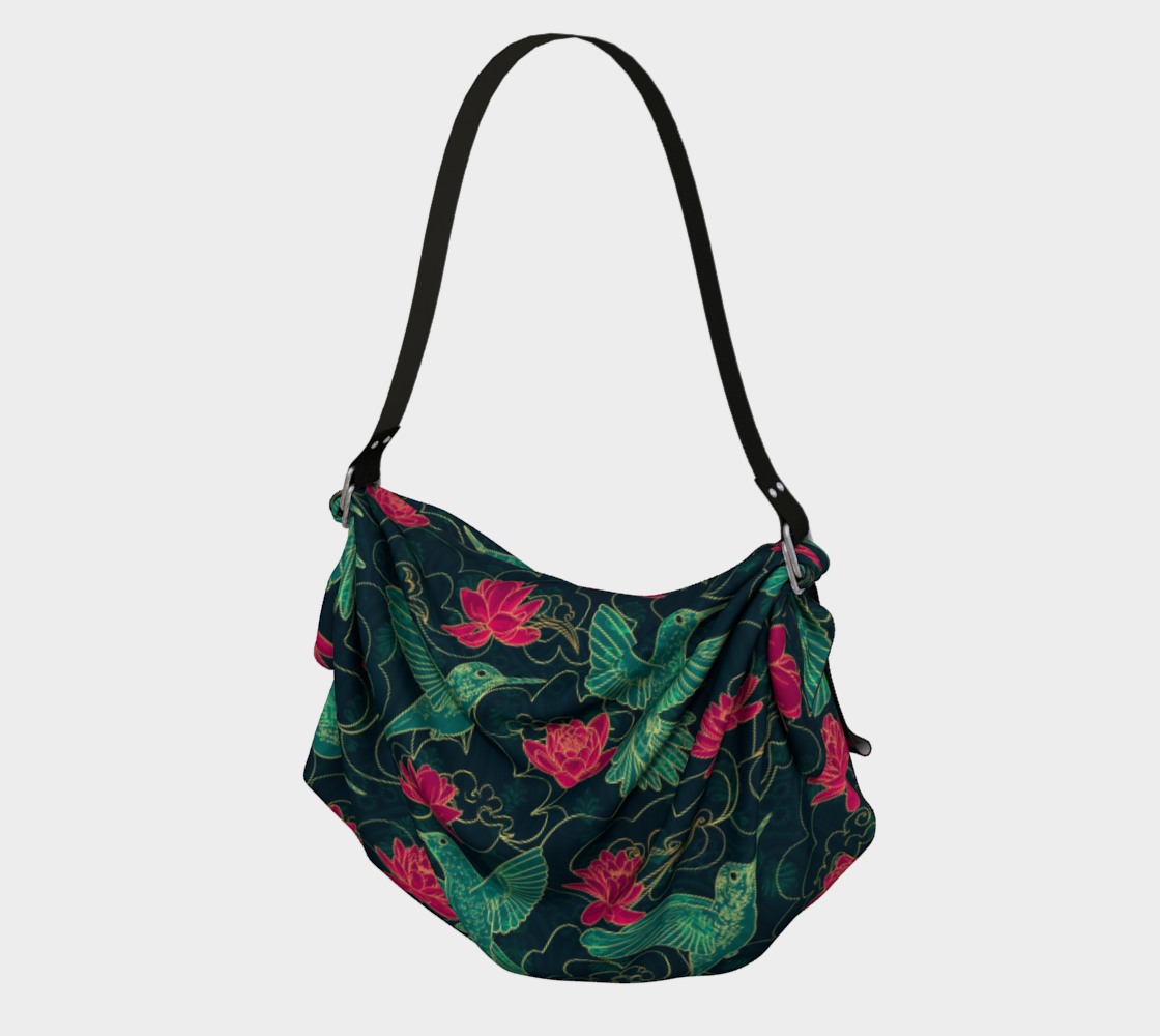 Hummingbirds Origami Tote  preview
