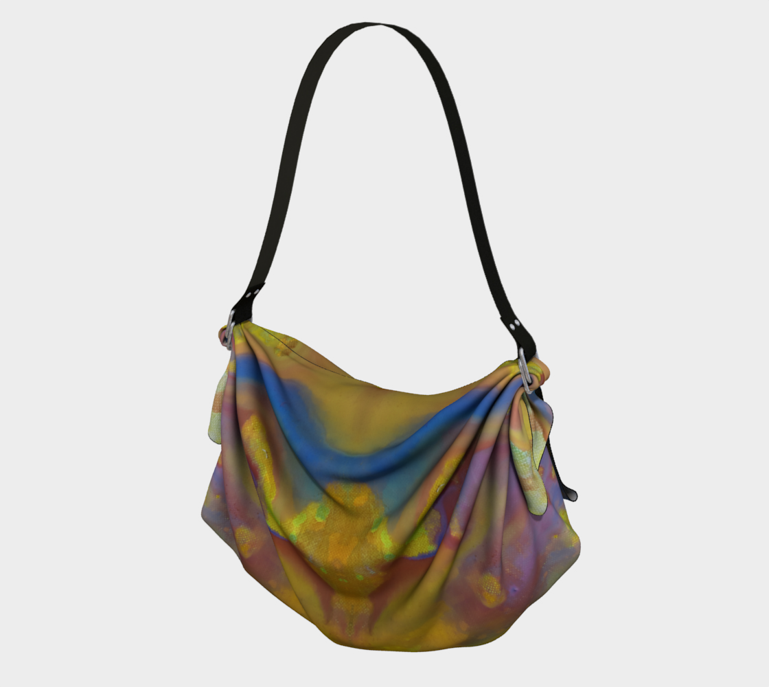 Gold Tie Dye Origami Tote preview