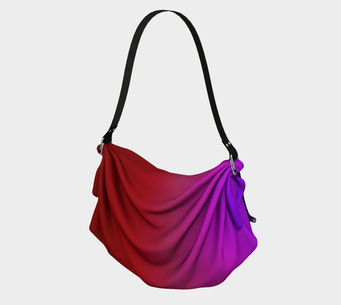Aperçu de Red to Purple Blend Origami Tote, AWSM