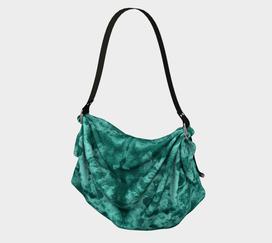 Green Geode Origami Tote preview