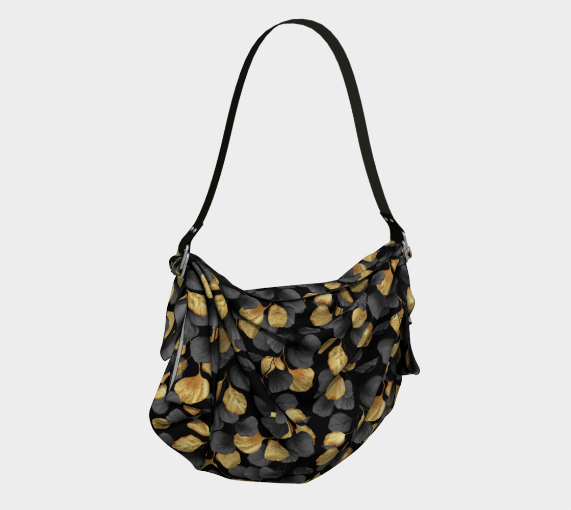 Aperçu de Black and gold leaves #2