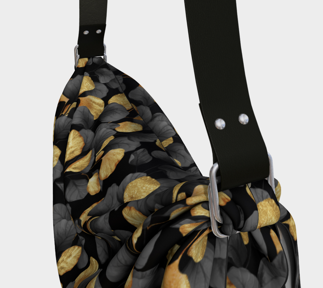 Aperçu de Black and gold leaves #3