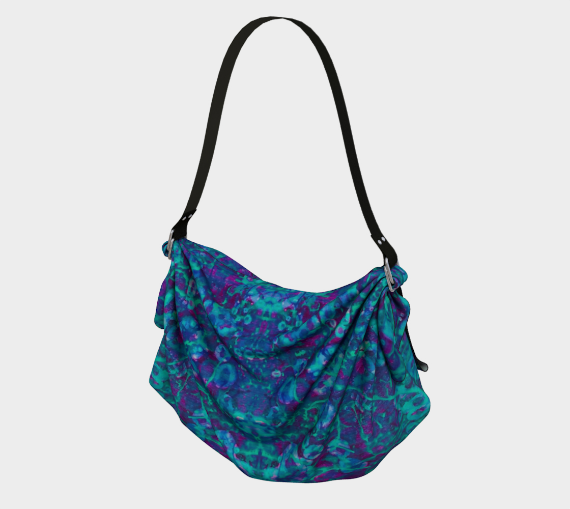 Azure Stone Origami Tote Bag preview