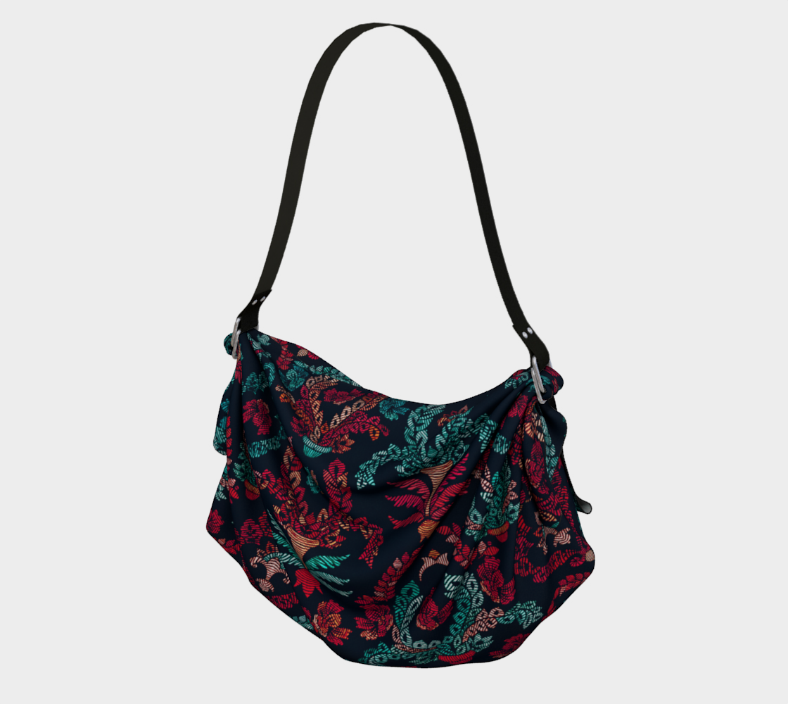 Damask Origami Tote  preview #1
