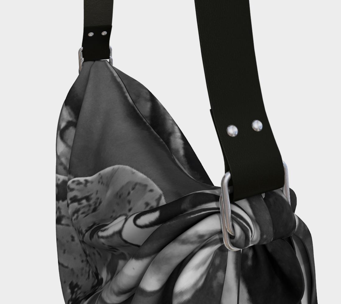 Bird on a Limb B&W (origami tote) preview #3