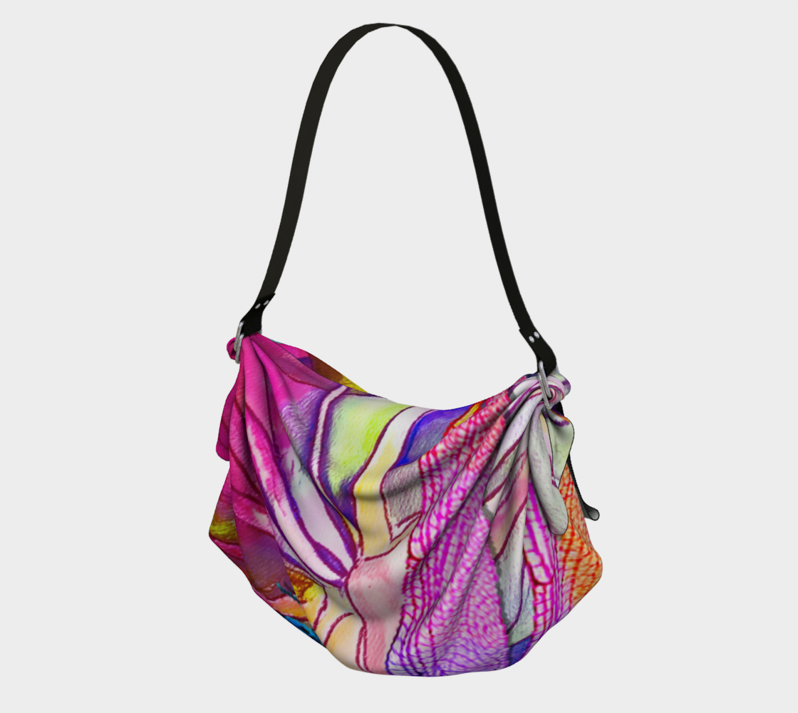 Dragonfly Dream (origami tote) 3D preview